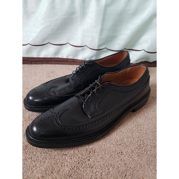 Vintage ALDEN Mens Size 13 Handmade In The USA Black Wing Shoes AAAA/AA - Picture 3 of 16